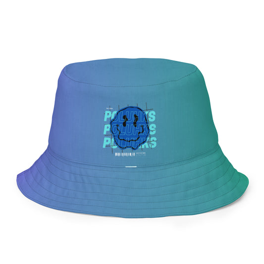 Smile You Are Online Bucket Hat / Reversible Mixed Design