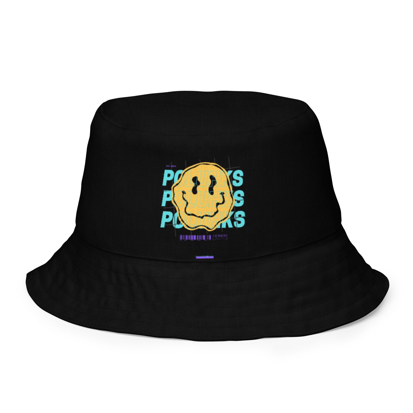 Smile You Are Online Bucket Hat / Reversible Mixed Design